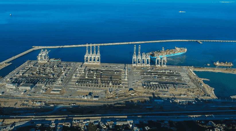 La terminal de APM Terminals MedPort Tangier, en Tánger-Med 2.